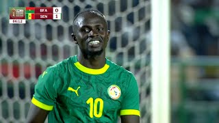 Sadio Mané Tonight with Senegal vs Burkina Faso  1080i HD [upl. by Akinimod]