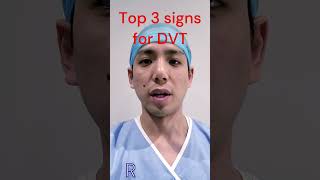 Top 3 signs of deep vein thrombosis DVT surgery [upl. by Ardnnek]