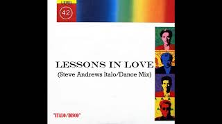 Level42 Steve Andrews Dance Mix  Lessons in Love ItaloDisco [upl. by Lesley]