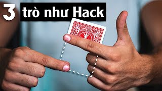 Hướng Dẫn 3 trò ảo thuật Bài Đỉnh Như HACK cùng KJ  Trung KP  Tập 4 [upl. by Adolph]