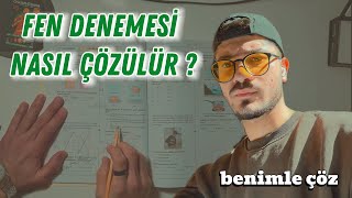 DERECE YAPAMAYAN ÖĞRENCİNİN GÖZÜNDEN TYT FEN DENEME ÇÖZÜMÜ  YKS 2024 [upl. by Eilyr]