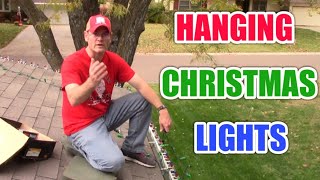 How To Hang Christmas Lights On Your Roof  Tips And Tricks [upl. by Esej895]