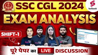 SSC CGL Analysis 2024  SSC CGL Shift 1 9 September Paper Analysis  SSC CGL Review 2024 [upl. by Anavoig57]