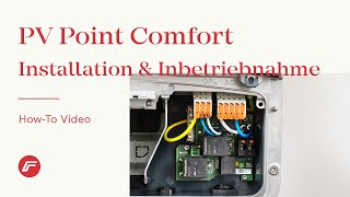 HowTo Video Installation amp Inbetriebnahme des PV Point Comfort [upl. by Anneehs]