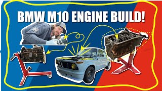 BMW m10 engine block build [upl. by Eikcid]