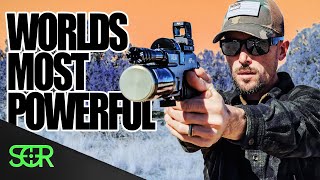 Most POWERFUL Air Pistol in the WORLD  a TRUE Handgun the BampW M50 [upl. by Dugaid]