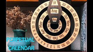 How To DIY Perpetual Calendar Paper Craft [upl. by Parsaye]