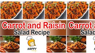 Carrot Salad Pineapple Raisin  All Recipe  for you dont miss to watch [upl. by Modesty]