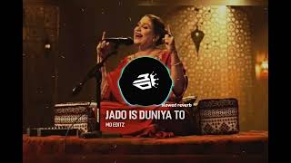 jado is duniya to slowed reverb naseebo lal new song 2024 lofi song [upl. by Devehcoy]