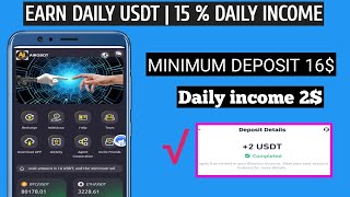 New Usdt Earning Site Usd Mining Site 2024 Best Investment Usdt Earning Website [upl. by Leahcimdivad]