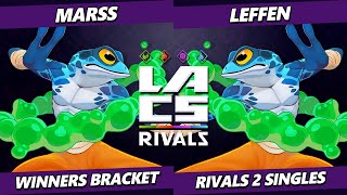 LACS Rivals  Marss Ranno Vs Leffen Ranno Rivals of Aether 2  RoA2 [upl. by Ettener168]