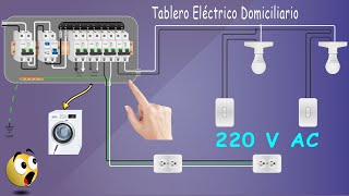 TABLERO ELÉCTRICO DOMICILIARIO  EXPLICACIÓN PASO A PASO [upl. by Llednik]