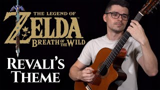 Revalis Theme Zelda Breath of the Wild  Classical Guitar Cover [upl. by Carbrey397]