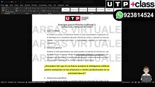 🔴 ACS15 Semana 15  Tema 01 Tarea  Práctica Calificada 2 PC2 [upl. by Merrill166]