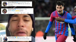 MOST POPULAR REACTIONS TO PEDRI MAGICAL GOAL AGAINST SEVILLA  BARCELONA VS SEVILLA 10 [upl. by Ojimmas4]