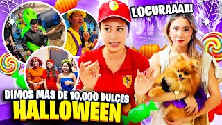 DIMOS MÁS DE 1000 DULCES EN HALLOWEEN🎃🍬 Hermanas JM [upl. by Leahcimdivad]