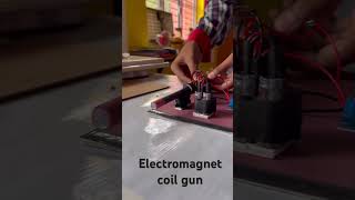 Electromagnetic coil gun scienceprojects scienceexperiments [upl. by Wager]