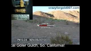 Historical Goler Gulch  Drywashing for gold near Randsburg So California [upl. by Hank]