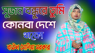 সুজন বন্ধুরে তুমি কোনবা দেশে থাকো  সোনিয়া সরকার  Sujon Bondhure Are O Bondhu  Sonia Sarkar 2024 [upl. by Miriam511]