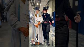 Good Omens Aziraphale amp Crowleys Heartfelt Cosplay Kiss HolidaysWithShorts [upl. by Abekam]