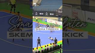 SKEMA FREEKICK MAHAL DARI SMADA KLATEN 🥶🤩😅 futsal futsalcup futsalworld [upl. by Lael]