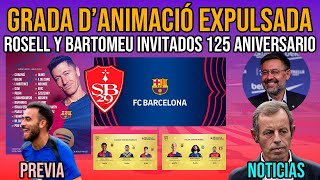 🚨 ROSELL Y BARTOMEU INVITADOS  GRADA DANIMACIÓ  ÈRIC GARCÍA Y PREMIOS  PREVIA BARÇA VS BREST [upl. by Anh]