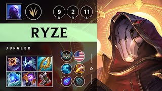 Ryze Jungle vs Hecarim Rampage  NA Challenger Patch 1417 [upl. by Dehnel722]