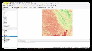 NDVI Calculation on QGIS  LULC fire impact [upl. by Deck538]