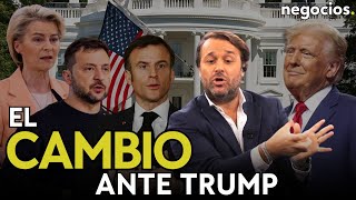 El cambio de tono de Zelensky ridículo protagonismo de Macron y el giro de Von der Leyen ante Trump [upl. by Leanor]