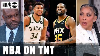 The Tuesday Crew Reacts to Bucks vs Suns Battle In The Valley  NBA on TNT [upl. by Werdn]