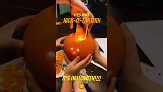 Let’s make Jacko’lantern for Halloween jackolantern pumpkin halloween ust 잭오랜턴 [upl. by Elimaj76]