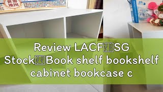 Review LACF【SG Stock】Book shelf bookshelf cabinet bookcase cabinet storage cabinet rotating bookshe [upl. by Sualokin]