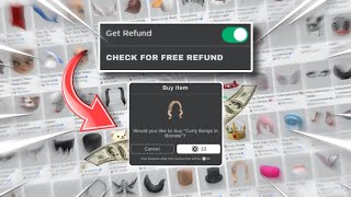 How To Get Your ROBUX BACK On EVERY PURCHASE… [upl. by Elleinnad]