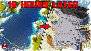 Kineticraft Timelapse  Draining an Ocean  IN SURVIVAL [upl. by Carrie639]