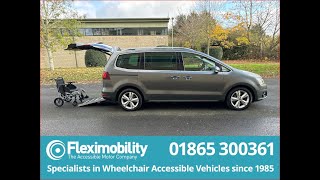 Seat Alhambra Se Lux Tdi SA Wheelchair accessible vehicle 5 seats plus 1 wheelchair [upl. by Enneicul882]