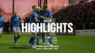 Stockport County Vs Sutton United Match Highlights  161223 [upl. by Tannenwald631]