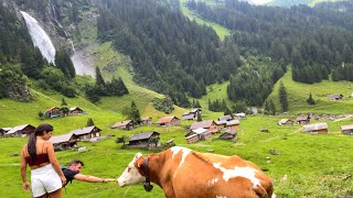 The Most Amazing Waterfall in Switzerland  Stäubifall [upl. by Erminia]