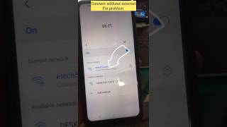 Connect without internet  WiFi problem fix 2024 wifi problems Shorts [upl. by Kcitrap]