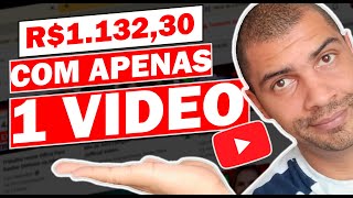 Receba um Salário Mínimo com Apenas um Video no Youtube Sem Inscritos e sem Aparecer AFILIADO [upl. by Cantu]