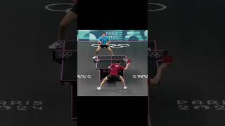 Masterclass from best defender Panagiotis Gionis paris2024 worldtabletennis wtt tabletennis tt [upl. by Philps204]