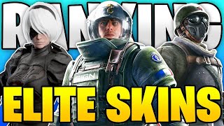 Ranking All 54 Elite Skins in Rainbow Six Siege from WORST to BEST Y8S4 [upl. by Yelssew612]