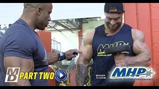 Big Arm Training with Victor Martinez and Chris Bumstead  Part 2 [upl. by Megargee]