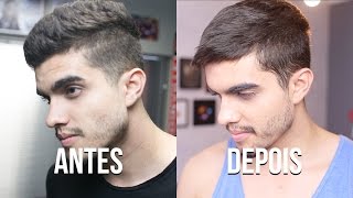 PROGRESSIVA EM CABELO MASCULINO  ANTES E DEPOIS [upl. by Benetta]