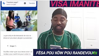 MEN KI JAN POUW KONNEN LÈ OIM BAY RANDEVOU VISA IMANITÈ EPI JWEN SIT RANDEVOU WA PATAJEL ABÒNE [upl. by Lramaj]