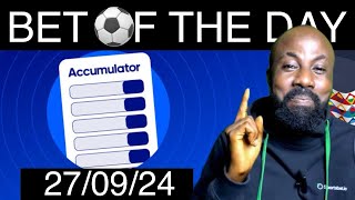 BET OF THE DAY FOOTBALL PREDICTIONS TODAY 27924 SOCCER PREDICTION TODAY footballpredictionstoday [upl. by Faires452]