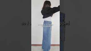 HOW TO WEAR Wide Leg Jeans Uniqlo [upl. by Alderman]