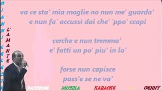 GIANNI CELESTE Lamante karaoke [upl. by Eiboj]