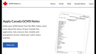 CANADIAN VISA TALK GCMS NOTES [upl. by Aerbma]