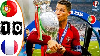 Portugal 1  0 France ll Full Highvoltage Match ll EURO CUP FINAL 2016 Full HD 1080 [upl. by Crisey]