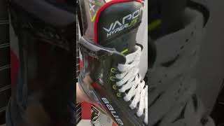 Bauer Vapor Hyperlite Skates  Puck Stop shorts [upl. by Ahsikit]